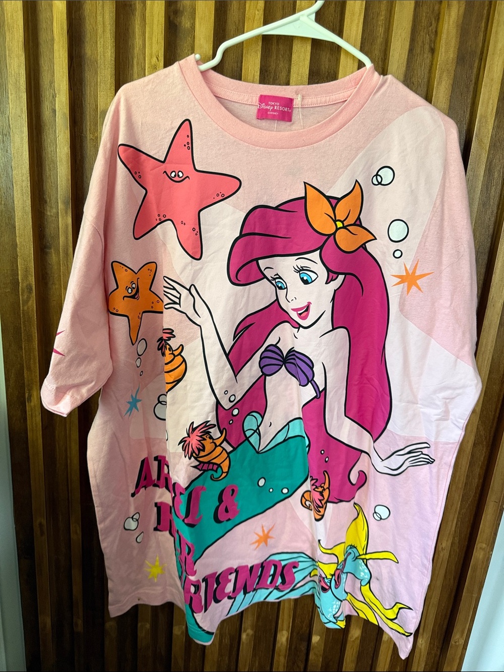 Tokyo Disney Resort New Cotton Pullover Lounging Shirt Dress